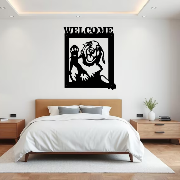 Cheerful Welcome Dog