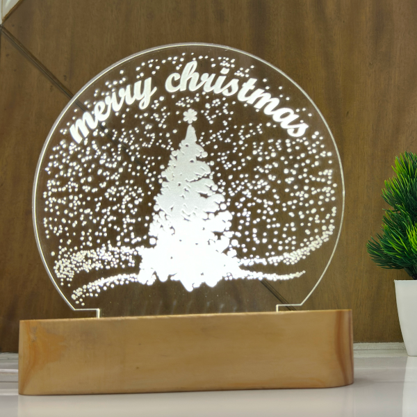 Christmas Spark Acrylic LED Lamp