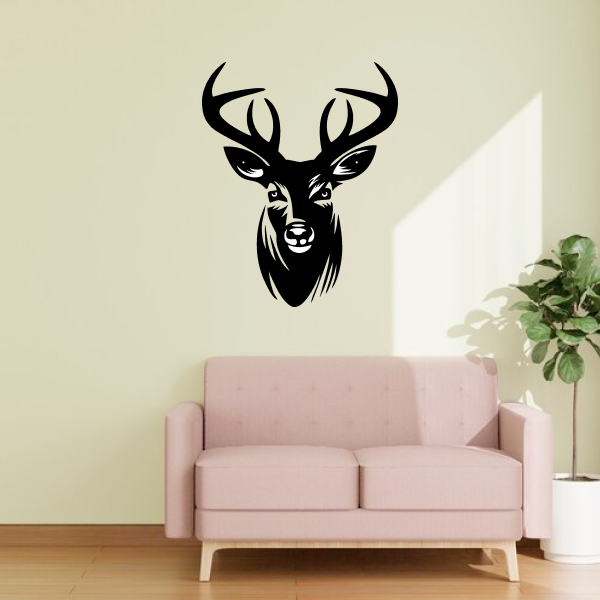 Majestic Deer | Elegant Wildlife Wooden Wall Art | Nature-Inspired Wall Hanging | Rustic Home & Office Décor