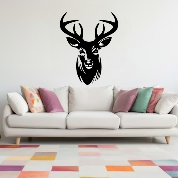 Majestic Deer | Elegant Wildlife Wooden Wall Art | Nature-Inspired Wall Hanging | Rustic Home & Office Décor