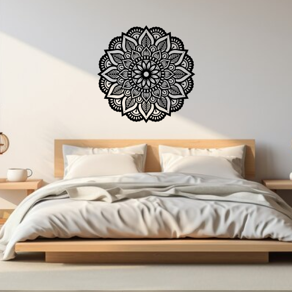 Lotus Blossom Harmony | Elegant Wooden Wall Art | Sacred Floral Décor | Meditation & Spiritual Wall Hanging for Home, Temple & Yoga Spaces