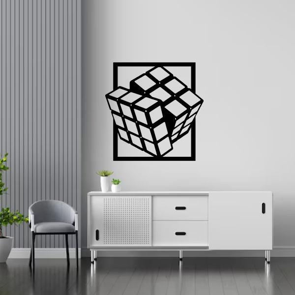 The Idea Box | Creative Thought-Inspiring Wooden Wall Art | Innovative Décor for Office & Study Room | Modern Minimalist Wall Hanging | Motivational Artwork for Home & Workspace
