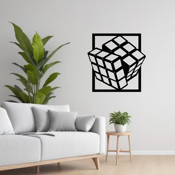 The Idea Box | Creative Thought-Inspiring Wooden Wall Art | Innovative Décor for Office & Study Room | Modern Minimalist Wall Hanging | Motivational Artwork for Home & Workspace