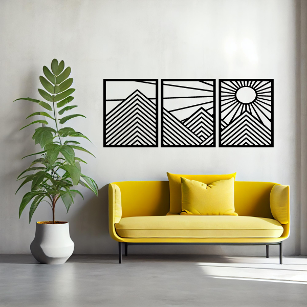 Sunrise Over Peaks