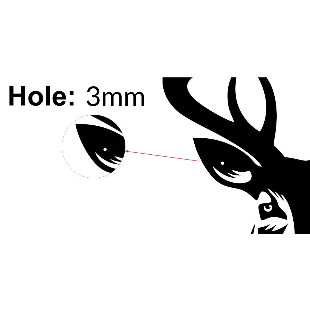 Majestic Deer | Elegant Wildlife Wooden Wall Art | Nature-Inspired Wall Hanging | Rustic Home & Office Décor