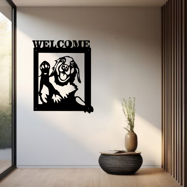 Cheerful Welcome Dog