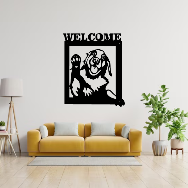 Cheerful Welcome Dog