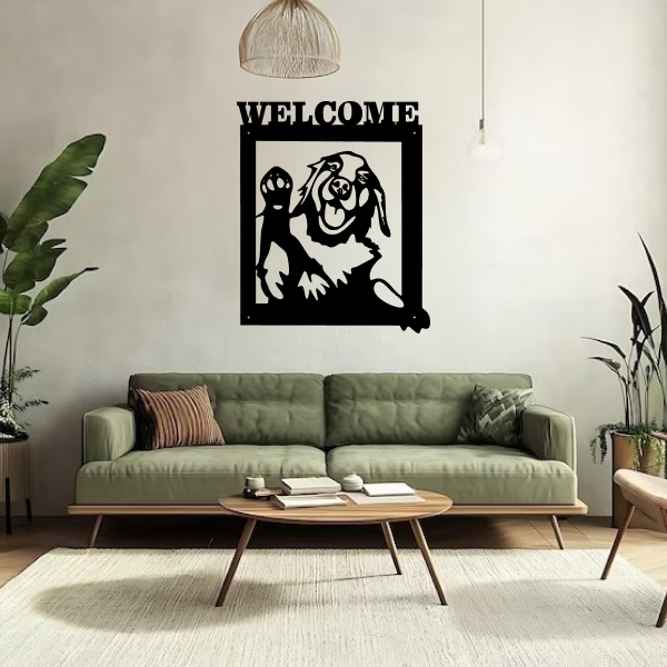 Cheerful Welcome Dog