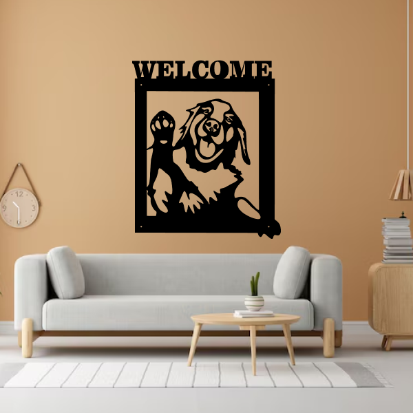 Cheerful Welcome Dog
