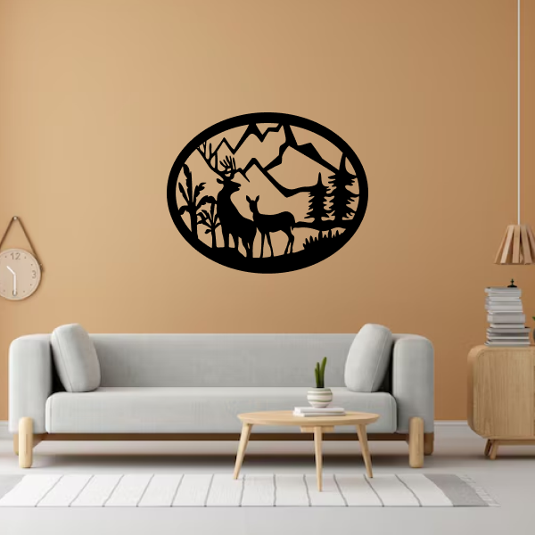 Deer in the Forest Light 