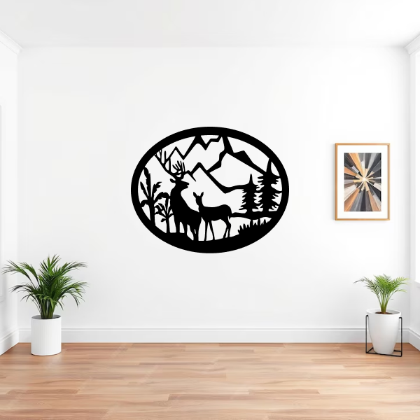 Deer in the Forest Light 