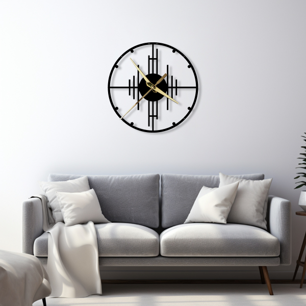 The Pulse | Celestial Wall Clock | A Rhythmic Blend of Time & Space