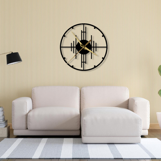 The Pulse | Celestial Wall Clock | A Rhythmic Blend of Time & Space