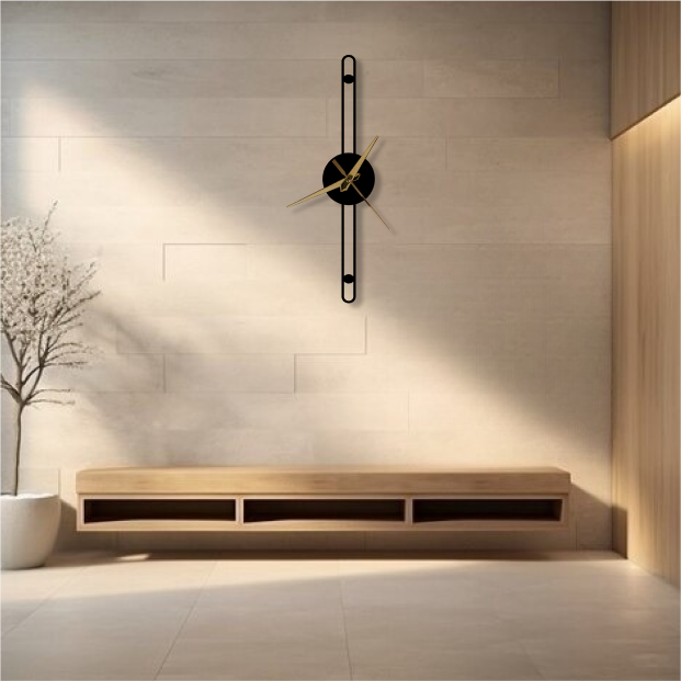 The Regalia | Celestial Wall Clock | Luxurious Cosmic-Inspired Décor