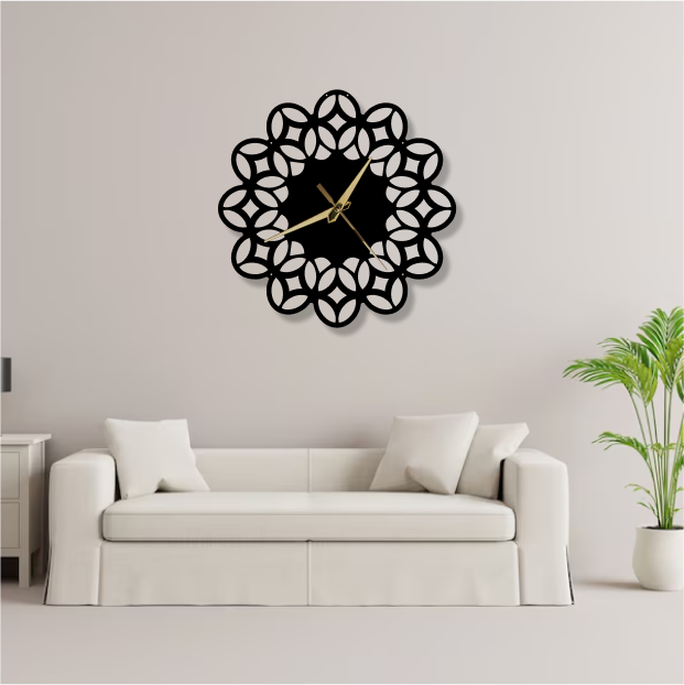 The Aura | Celestial Wall Clock | Cosmic Elegance for Home & Office