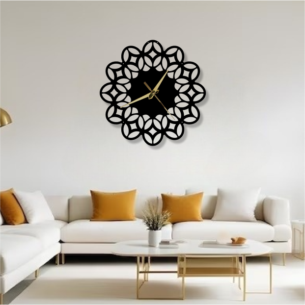 The Aura | Celestial Wall Clock | Cosmic Elegance for Home & Office