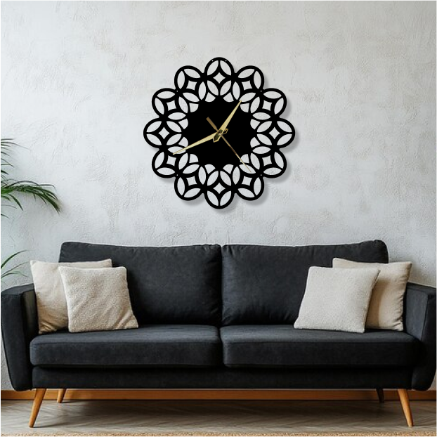 The Aura | Celestial Wall Clock | Cosmic Elegance for Home & Office