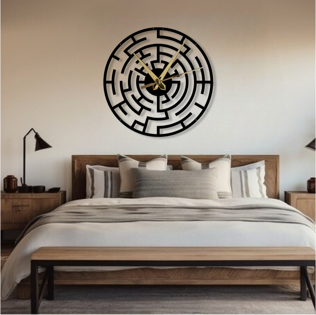 The Horizon | Celestial Wall Clock | Cosmic Elegance for Home & Office