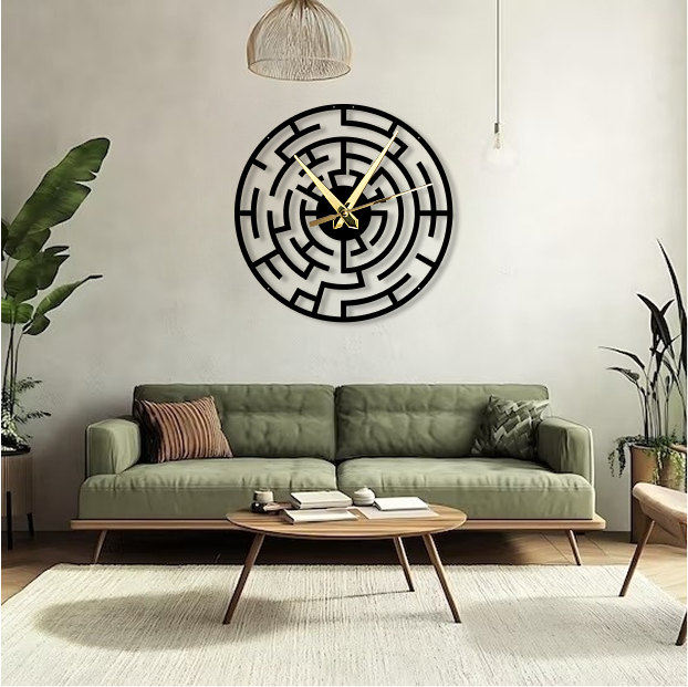 The Horizon | Celestial Wall Clock | Cosmic Elegance for Home & Office