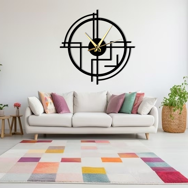 The Velora | Celestial Wall Clock | Space-Themed Silent Wall Clock for Home & Office Décor