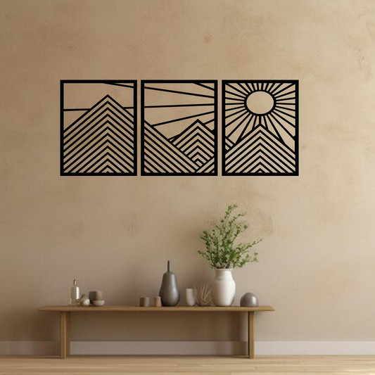 Sunrise Over Peaks