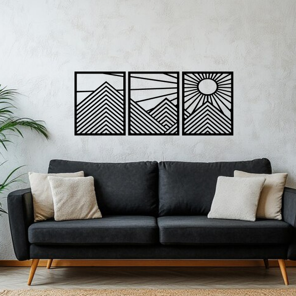 Sunrise Over Peaks 