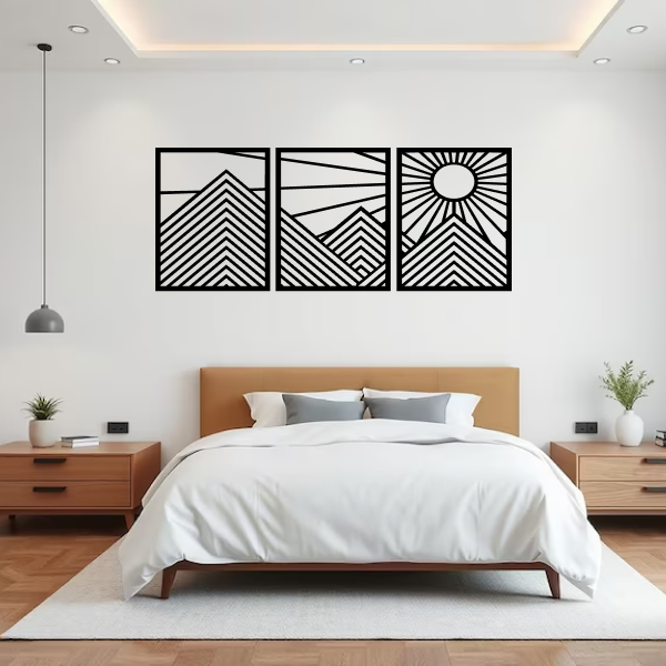 Sunrise Over Peaks 
