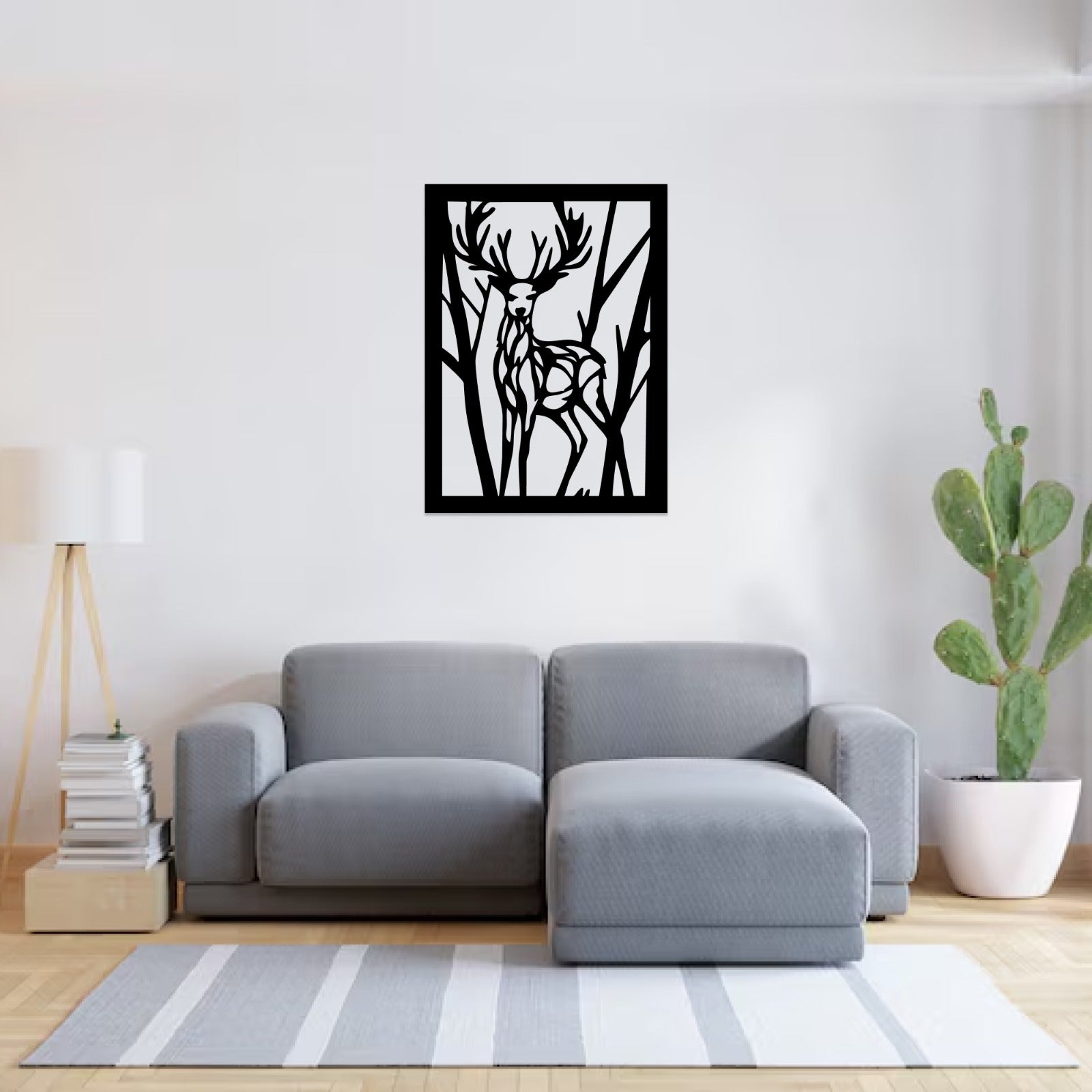 magical deer carving 